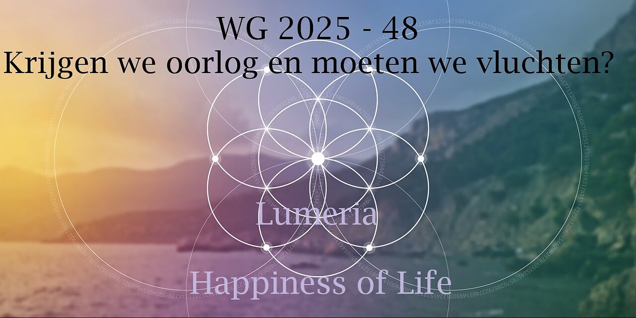 WG 2025 48 Krijgen we oorlog en moeten we vluchten?