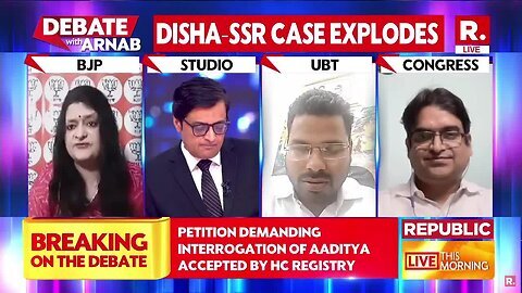 Arnab's Blistering 'Daddy Bachao' Attack On Aaditya Thackeray Live On Debate