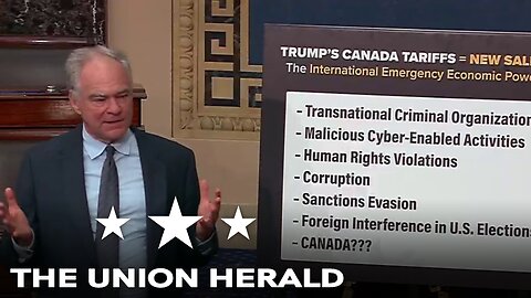 Senator Kaine Delivers Remarks on Trump Canadian Tariff Termination Bill
