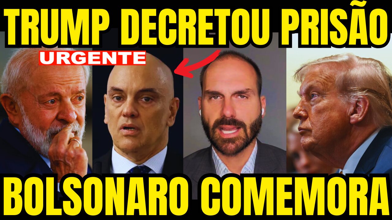 Bomba! TRUMP ACABA DE DECRETAR PRISÃO!! MORAES E LULA DA SILVA ENVOLVIDOS!! ACABOU...