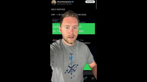 Massive Inflows into XRP this last Monday morning!