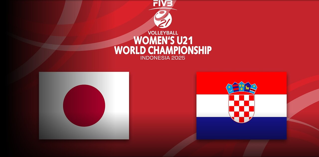 ดูวอลเลย์บอลหญิง U21 ชิงแชมป์โลก 2025 ญี่ปุ่น พบ โครเอเชีย
