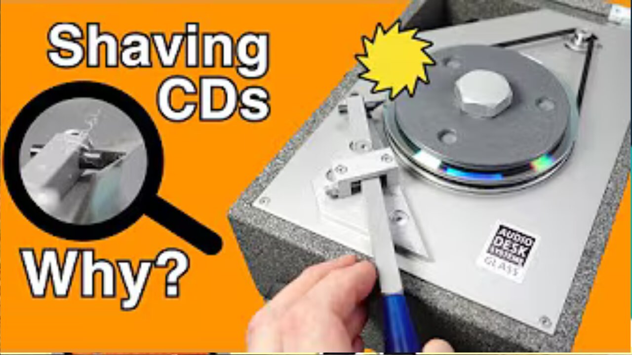 💿✂️ Shaving CDs to Improve Sound?! Audiophile Myth or Magic? 🎶🤯