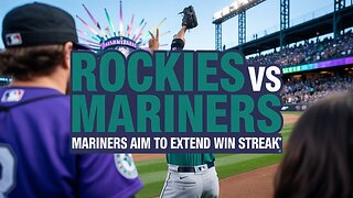 Rockies vs Mariners MLB 2025 | Mariners Chase Eighth Straight Home Win