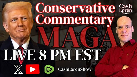 Discussing today's headlines in politics, Conservative Radio 8 PM EST