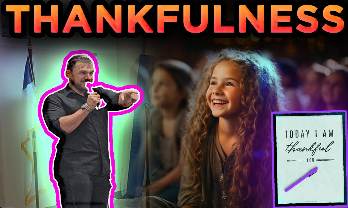 A Lifestyle Of THANKSGIVING: Powerful Chapel Speech To Christian Elementary School Kids