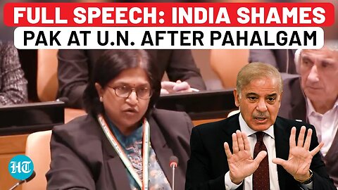 Full Speech: India Shames Pakistan With Own Minister's Confession At UN Terror Meet After Pahalgam