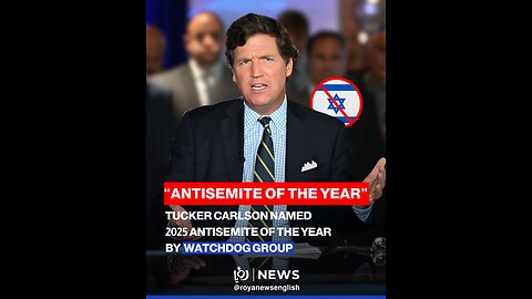 Tucker Carlson wurde zum "Antisemiten des Jahres 2025" gekürt