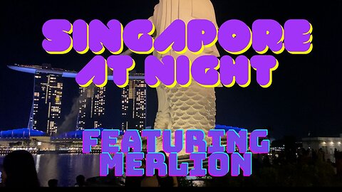 Experience Singapore | Merlion at Night POV