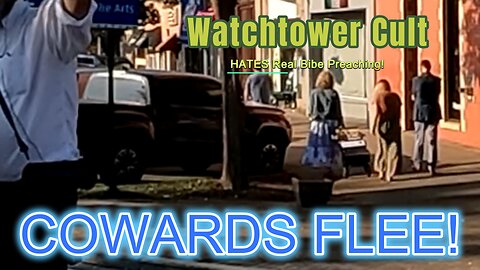 Jehovah's Witnesses FLEE, Catholics EDIBLE JESUS Exposed! @ Farmers Mkt 9/20/25 (Part #1)