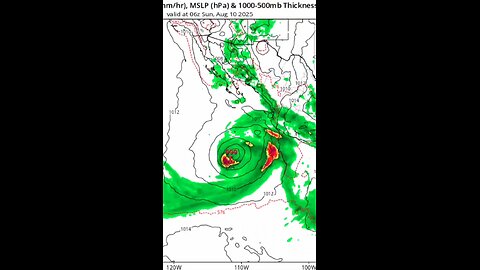 TRIPLE HURRICANES + Tropical Storms PACIFIC OCEAN
