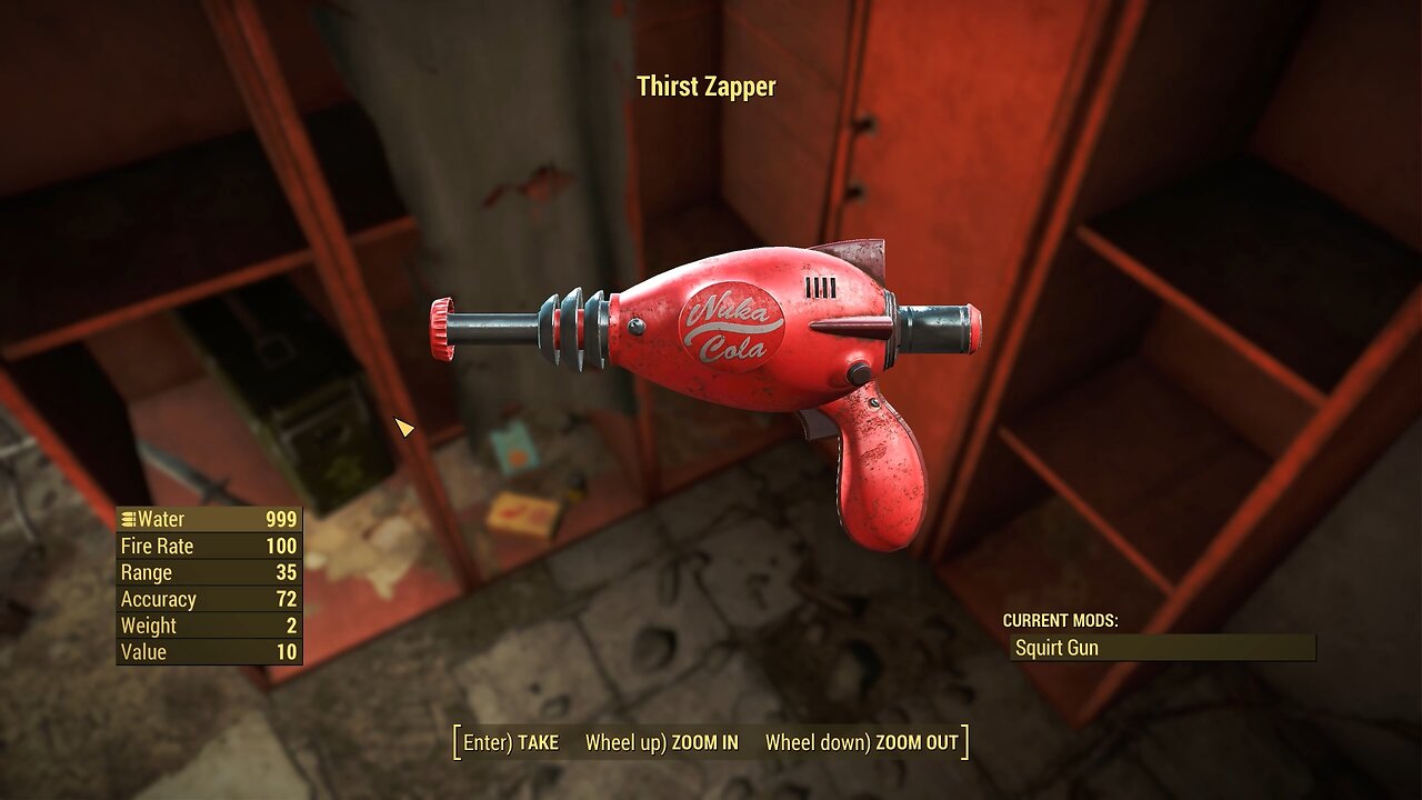 Taking the Overboss down with a water pistol! (Fallout 4)
