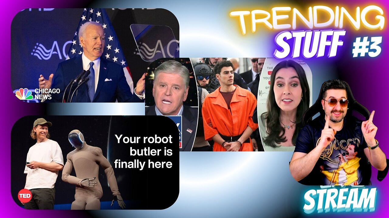 Joe Biden New Speech / Taylor Lorenz spars with Hannity / Butler Robot TS #3