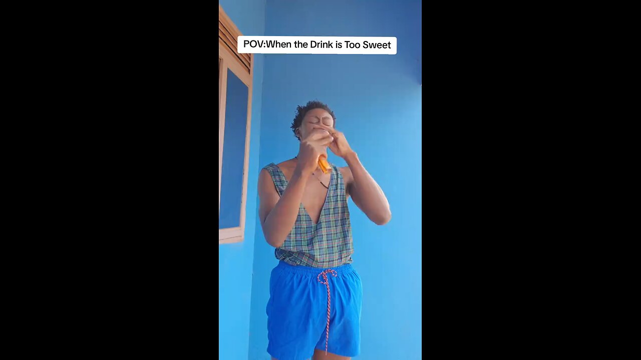 when the drink is so sweet 🤩