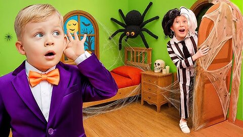 "Kids at the Monster Hotel 👻🏨 | Funny & Cute Halloween Story for Kids!"