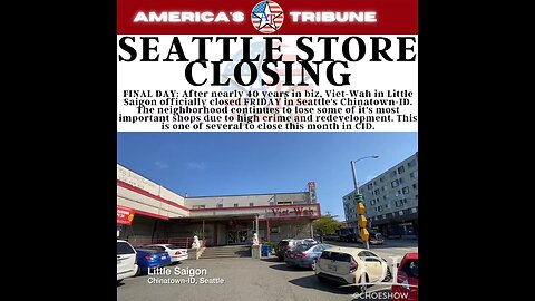 #Seattle businesses are closing at an alarming rate due to out of control crime.