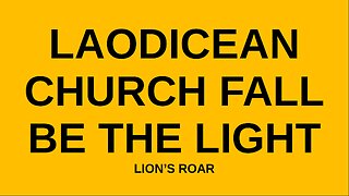 Laodicean Church, Walking in the Light of God, Call on the name of the Lord, A light in the Darkness