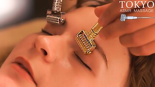 ASMR 眼精疲労(疲れ目)を癒すマッサージ ¦ アロマの香りでリラックス