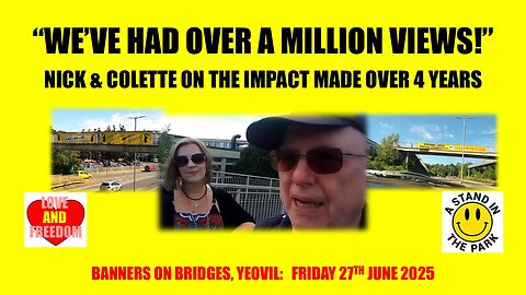 "We've had OVER A MILLION views!"