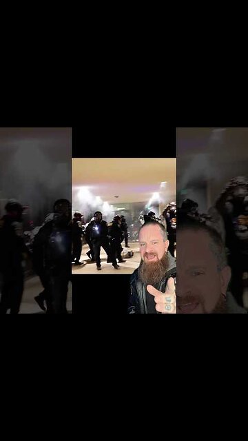 RIOTERS BREACH A FEDERAL ICE BUILDING