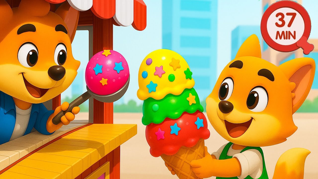 Learn How to Make & Sell Ice Cream 🍦 Fun Story for Kids | Animated Cartoons | Sheriff Copper