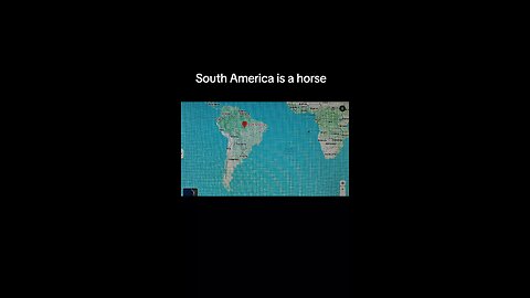 South America is a horse