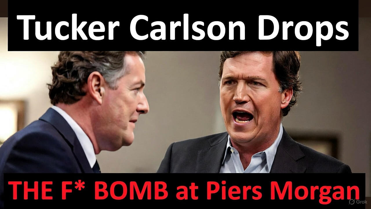 TUCKER CARLSON PIERS MORGAN FAGGOT |PLEDGE LIGHT🪬👁