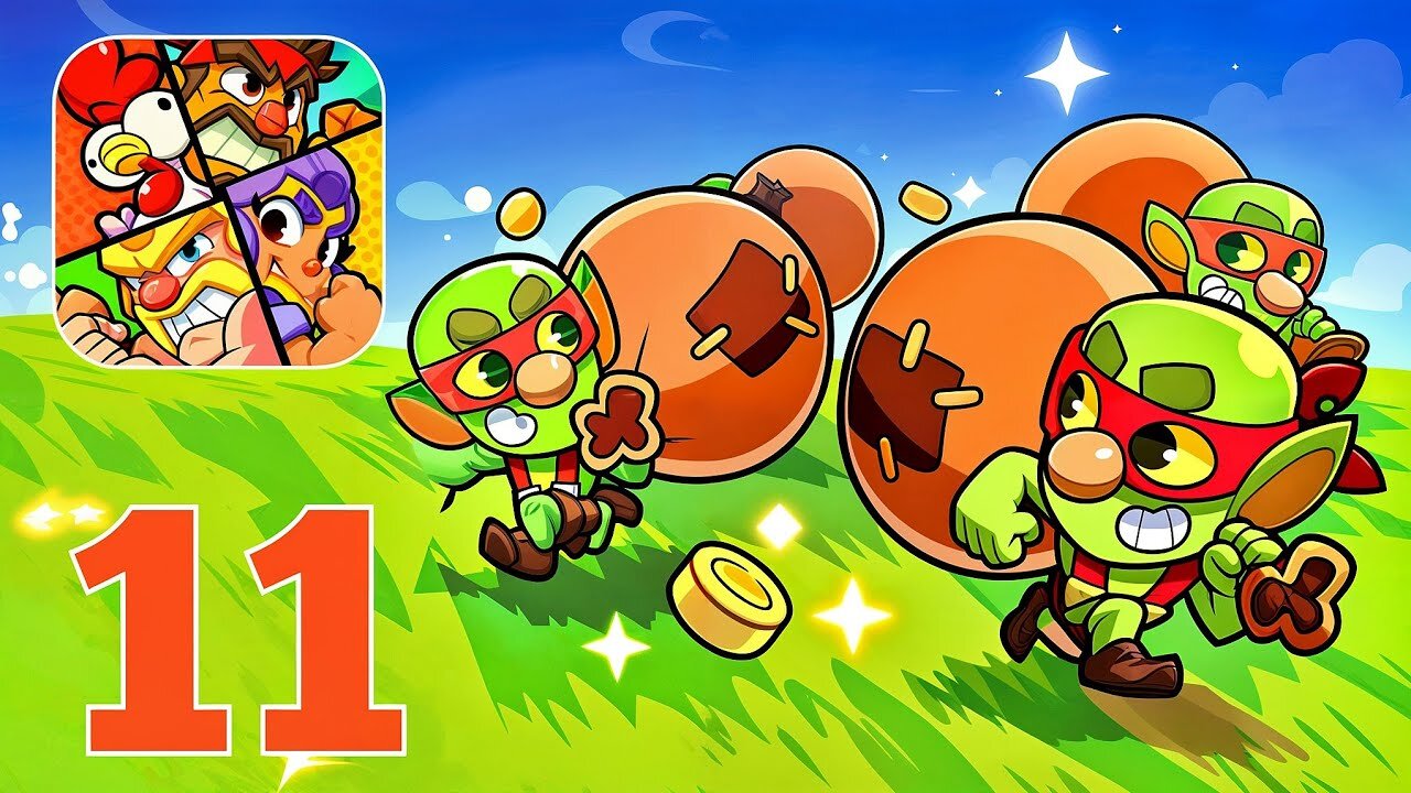 Squad Busters - Gameplay Walkthrough Part 11 - Goblin Robbery (iOS, Android)