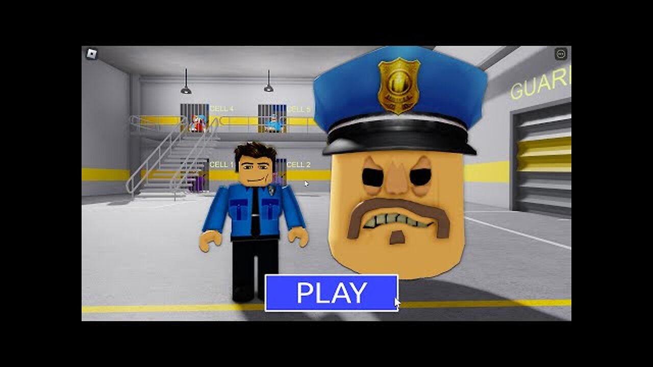 Escaping from a BARRY'S HEAD PRISON RUN! And BECAME a BARRY COP