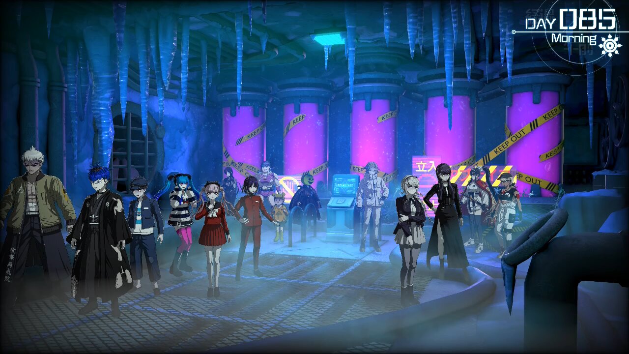 S.F. route academy destroyed ending 53 the Hundred Line -Last Defense Academy