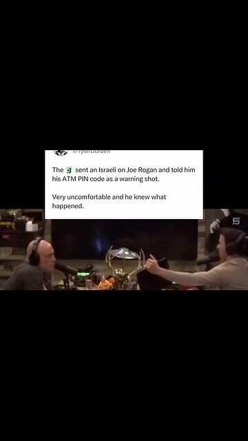 ISRAELI ON JRE TELLS JOE ROGAN HIS OWN 🏧 ATM PIN CODE AS A WARNING [WHAT WHAT WHAT⁉️]