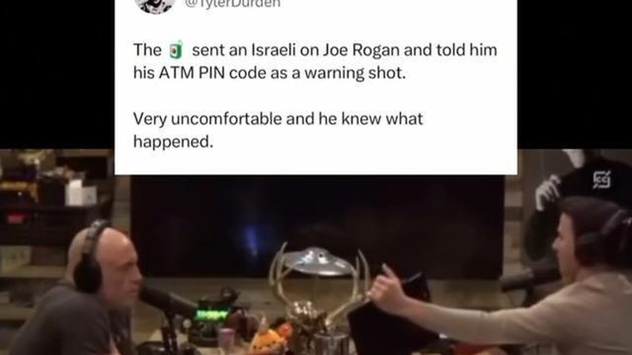 ISRAELI ON JRE TELLS JOE ROGAN HIS OWN 🏧 ATM PIN CODE AS A WARNING [WHAT WHAT WHAT⁉️]