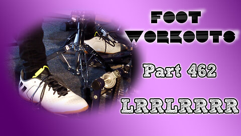Drum Exercise | Foot Workouts (Part 462 - LRRLRRRR) | Panos Geo