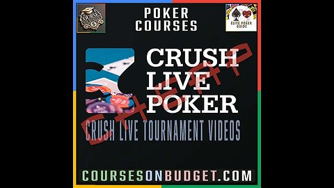 Crush Live Poker Crush Live Tournament Videos