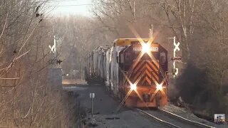 CSX and Wheeling & Lake Erie Trains from Lodi, Ohio December 17, 2024 Part 4