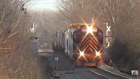 CSX and Wheeling & Lake Erie Trains from Lodi, Ohio December 17, 2024 Part 4