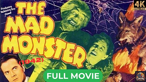 The Mad Monster (1942) | George Zucco | Horror, Romance | 4K Movie