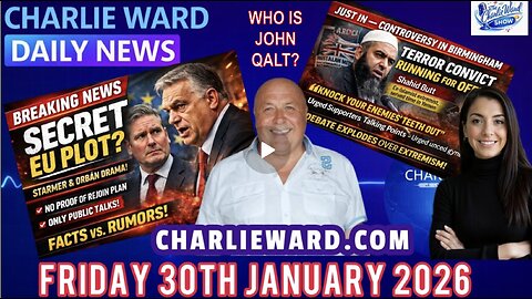 CHARLIE WARD DAILY NEWS WITH CHARLIE WARD & DREW DEMI FRI 30TH JANUARY 2026