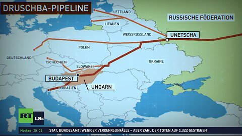 Nach Attacken auf Druschba-Pipeline: Budapest und Bratislava fordern von Brüssel Druck auf Kiew