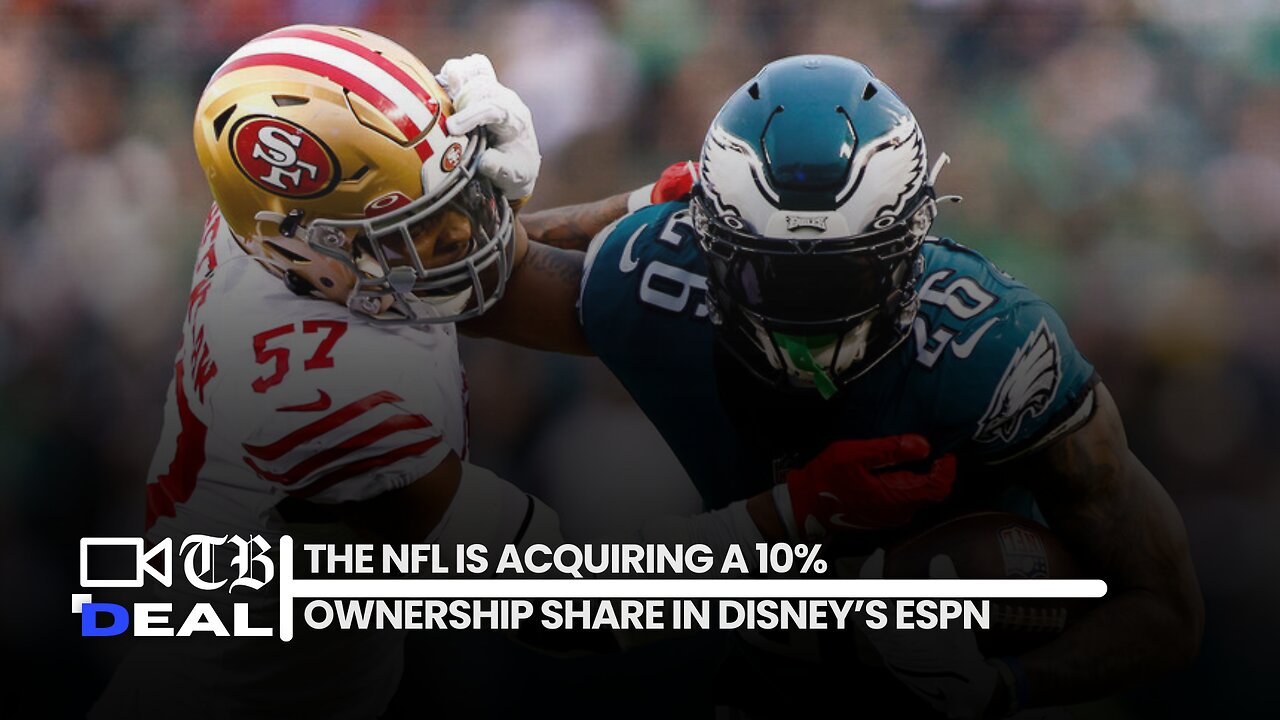 The NFL is acquiring a 10% ownership share in Disney’s ESPN