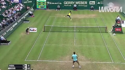 The Tennis Match That Produced the best most skilled tennis ever. | Dustin Brown Pure Madness