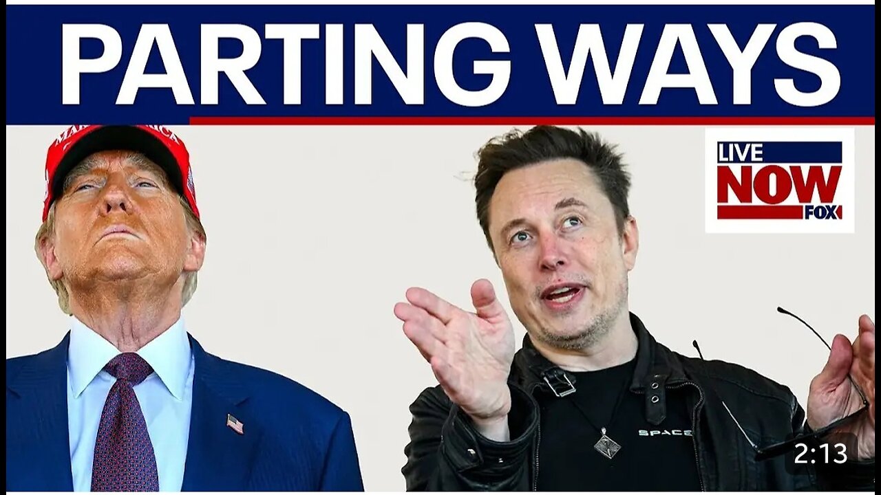 BREAKING: President Trump and Elon Musk to part ways