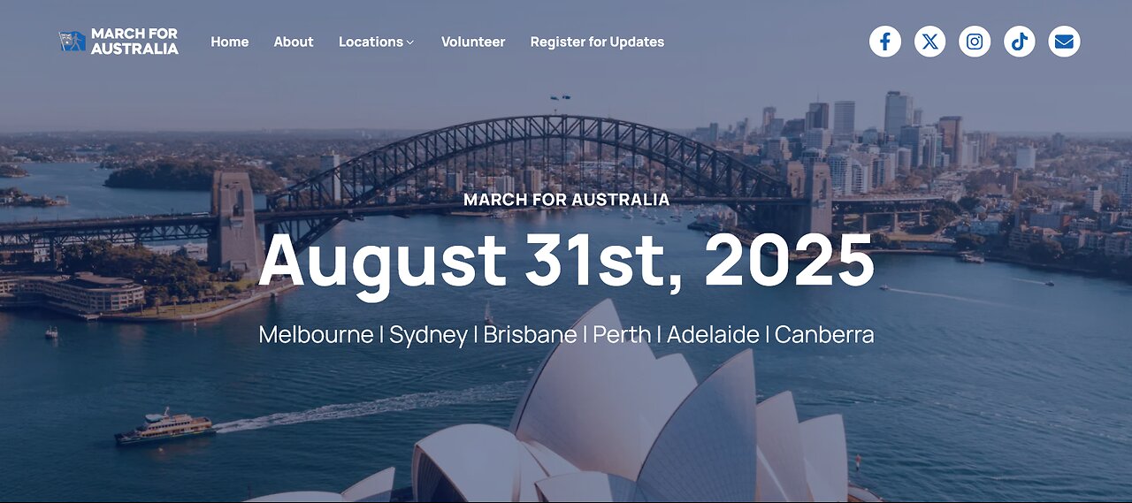 Comments on March for Australia