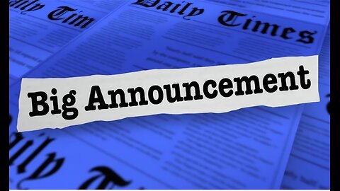 My Announcement