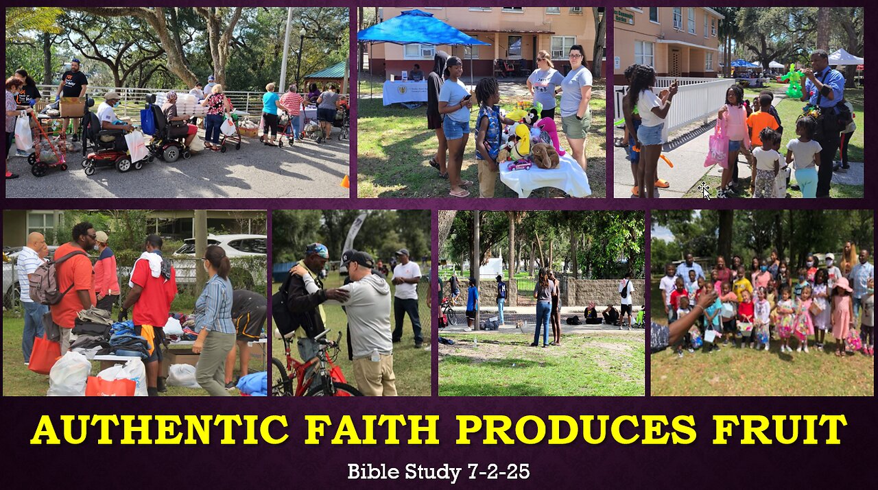 AUTHENTIC FAITH PRODUCES FRUIT: WORK OUT YOUR OWN SALVATION WITH FEAR AND TREMBLING.