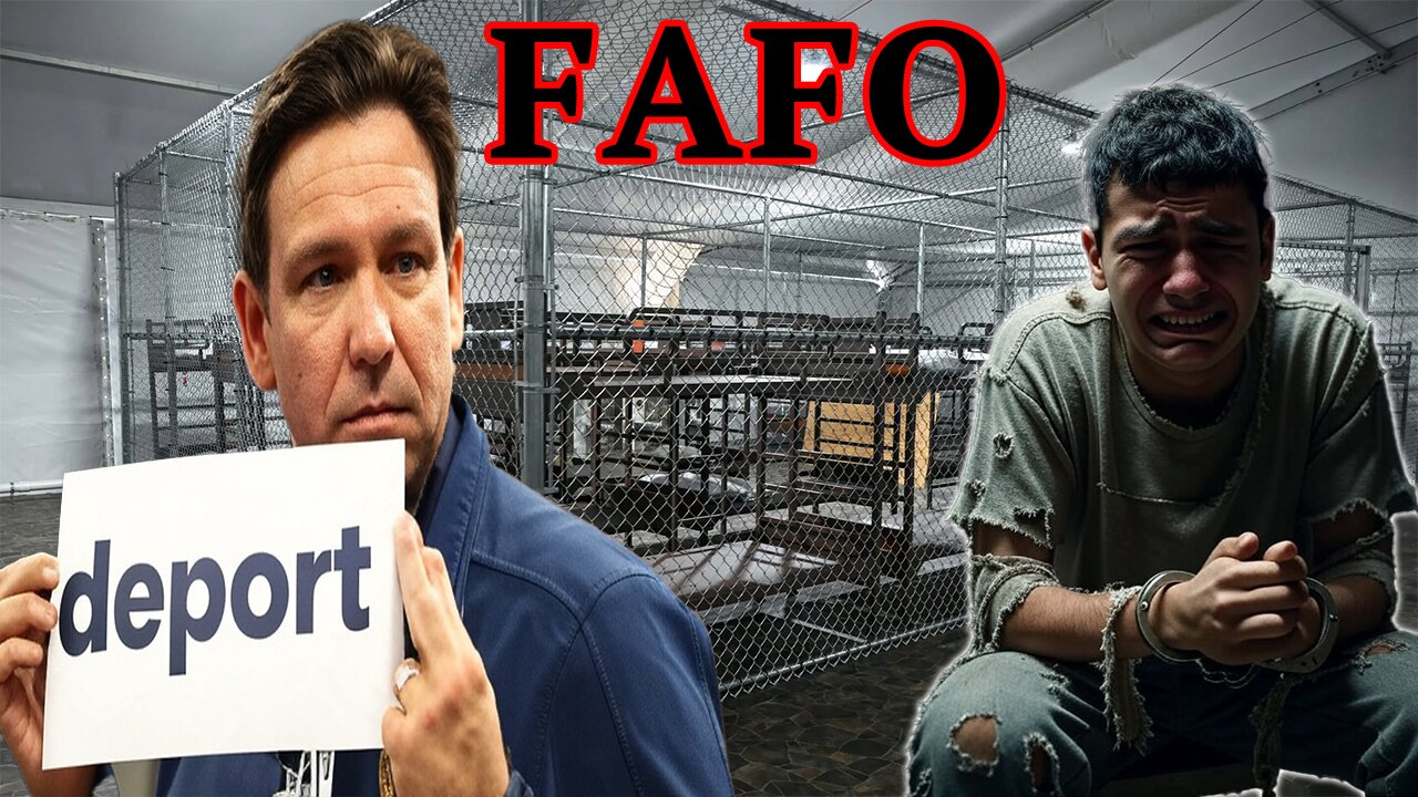 Illegal Aliens FIND OUT as Ron DeSantis drops BIG NEWS on Alligator Alcatraz! FAFO!