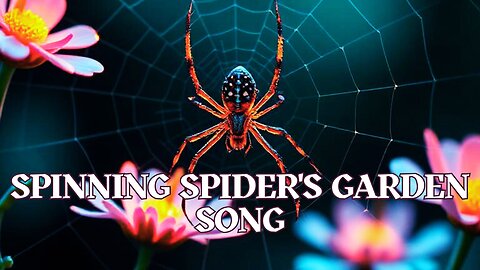 A Toddler Song About A Spider and Nature - Spinning Spider's Garden Song!