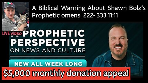 🚨 Exposing Shawn Bolz — “Prophetic Reset,” $5,000-a-Month Partnership Scheme