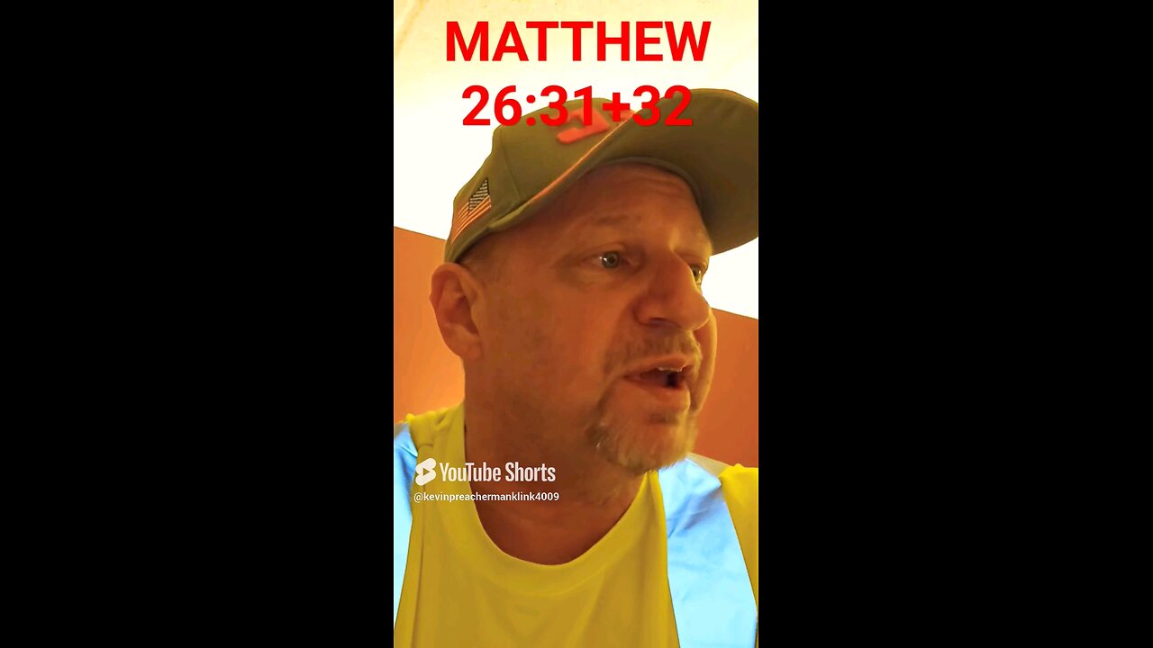 #MATTHEW26:31+32 #WHO DID IT? #GOD DID IT ! It was God who struck the shepherd.