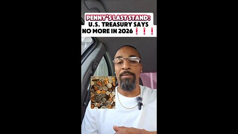 Penny’s Last Stand: U.S. Treasury Says No More in 2026❗❗❗